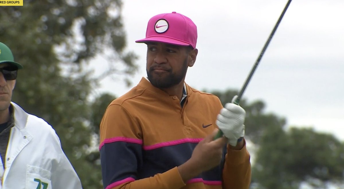 KylePorterNS's tweet photo. Tony Finau dressing like he runs an espresso bar in Brooklyn. https://t.co/e2N2WyTn6V