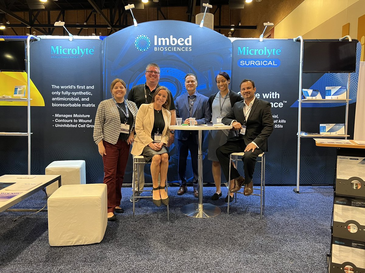 aankit10's tweet photo. Meet the #Microlyte experts at booth 1103 at #sawcspring2022 in #Phoenix, AZ on the last day of exhibits today and explore the power of this synthetic antimicrobial matrix in healing complex wounds #diabeticfoot #surgery #woundhealing #power https://t.co/DOsEcgcrmF