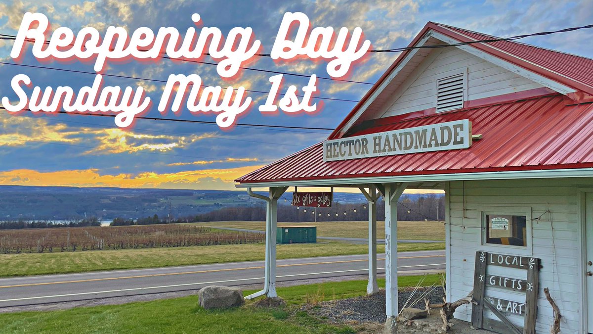 HectorHandmade's tweet photo. #HectorNY’s #FLX + #SenecaLake Gift Shop, Gallery and #BeadBar reopens Sunday May 1st for Saturdays and Sundays in May 12-5! #ShoppingAppointments can be made via email hectorhandmade@gmail.com
#FLXgifts #FLXmakersanddreamers #makersanddreamersunite #fingerlakeswinecountry #cny https://t.co/8I6xgNzzxf