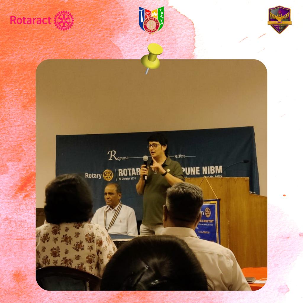 RotaractViit's tweet photo. We Rotaract Club of VIIT attended a PD session conducted by the President of RCPNIBM Brig.Rtn. Vasant Patil 

📅 Date: 13th march

He shared his war experiences and his journey while at the army. We had a great interactive session with our parent rotary club. https://t.co/olKgcVwPFn