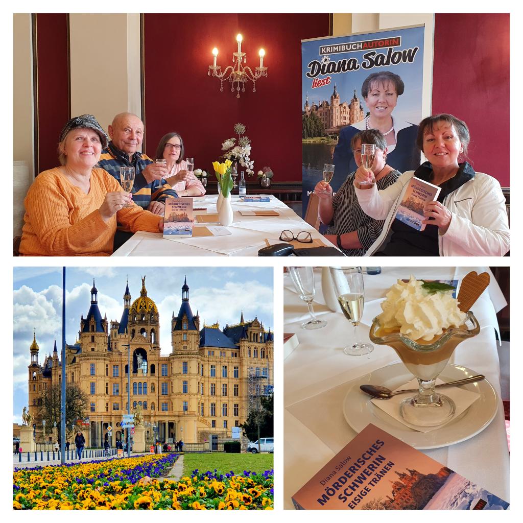 DiSalow's tweet photo. Buchpremiere "Eisige Tränen" mit Sekt und Eis im Schweriner Schloss. https://t.co/NIHxVHTyAD