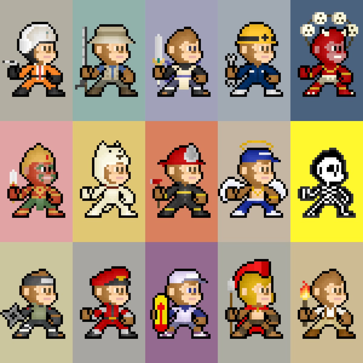 crypto8bit1's tweet photo. New Drop 🚀 MonkeyKing Pixel Collection 🐵 1/1 Hand-drawn 🖖🏻
Start 0.005 ETH on Polygon (No Gas Fee) 🚫⛽️
Available on @opensea Join my 🐵 Gang ⬇️

https://t.co/w9ZhACJJdq

#nft #nftart #NFTCommunity #NFTTHAILAND #pixelart #polygonNFT https://t.co/MvuIZTEaFF