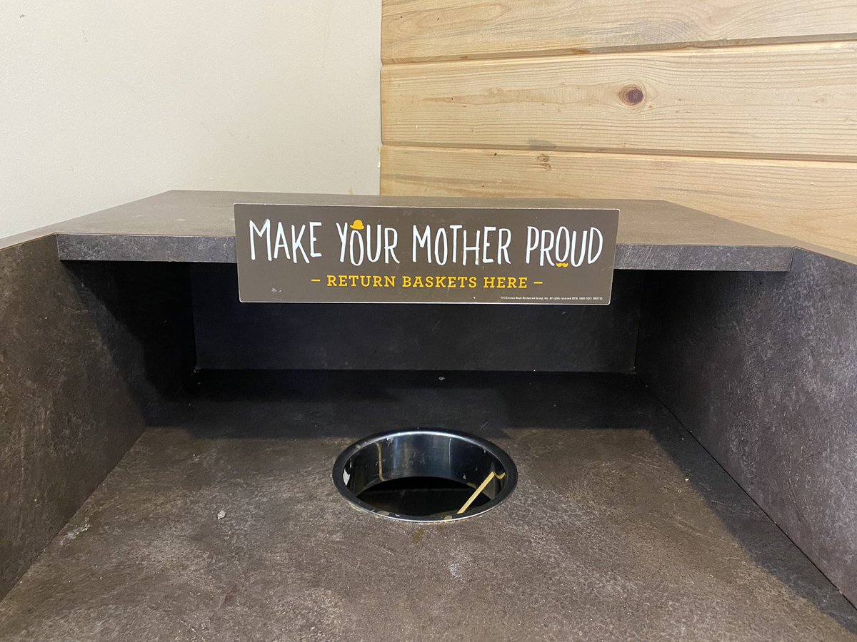 Intensive mothering expectations on full display at <a href="/EinsteinBros/">Einstein Bros. Bagels</a>. Why wouldn’t a father be proud of their child cleaning up after themselves?