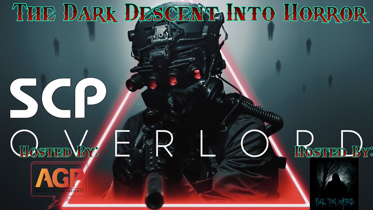 FuelHatred's tweet image. Going live on #twitch with co-host @AmandaGPresents for The Dark Descent Into Horror Podcast: Season 1: Episode 2: SCP: Overlord Reaction 

Today the #fanfilm #SCPOverlord

#podcast #horror #entertainment #reactvideo #SCP 

twitch.tv/fuelthehatred