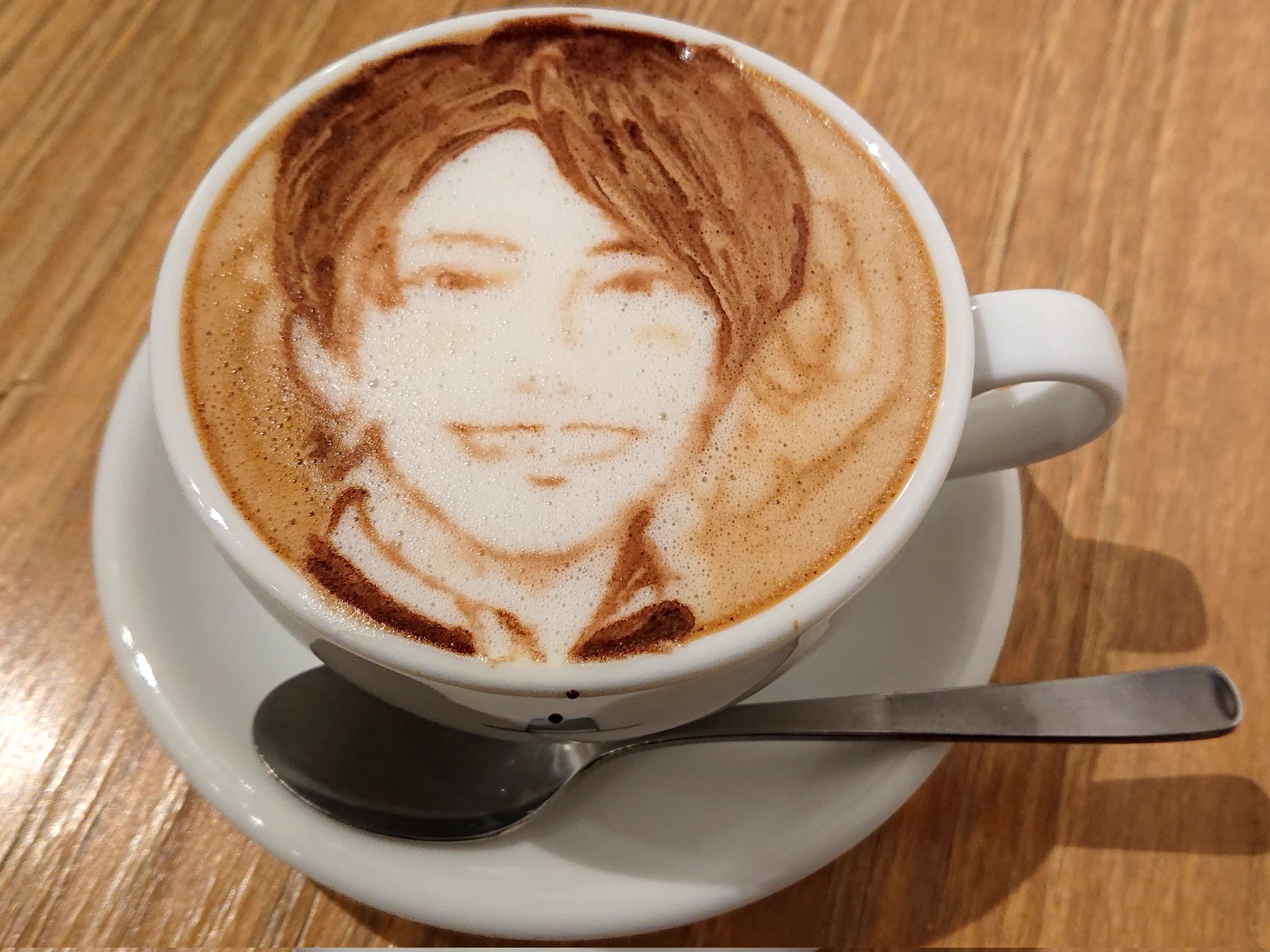 @HATCOFFEE2019 今日偶然にもキンプるの放送時間に伺っていて、ロケの裏話も聞かせていただいて嬉しかったです🥰
私は岸くんをオーダーしましたが、ラテアートの過程から見せていただき感動しました👏
またお伺いします！！
#HATCOFFEE #キンプる 