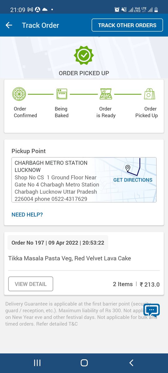 Shiv_BMP's tweet photo. Dear @dominos_india I am at store and still waiting for order from last 8 minutes. Person at counter ask me to wait for 10 minutes more. When I ask him that why it showed order pickup then he replied this is our system. This happened with me second time at same store. @dominos https://t.co/SEynKEo4KD
