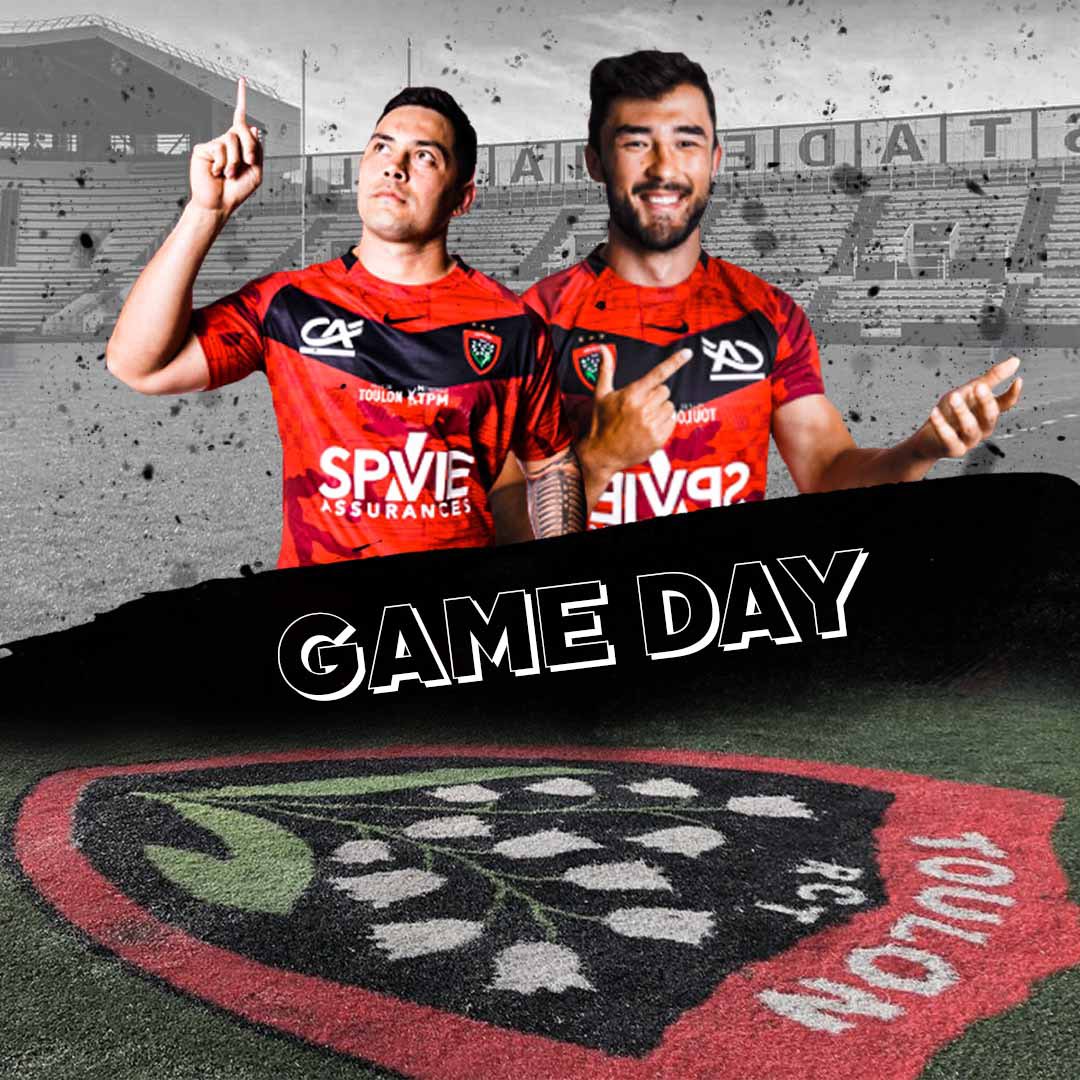 🎨 Game Day poster created for <a href="/rugbytoulon_/">#RugbyToulon</a> and the <a href="/RCTofficiel/">RCT – Rugby Club Toulonnais</a> <a href="/ChallengeCup_/">EPCR Challenge Cup</a> match against Biarritz today.