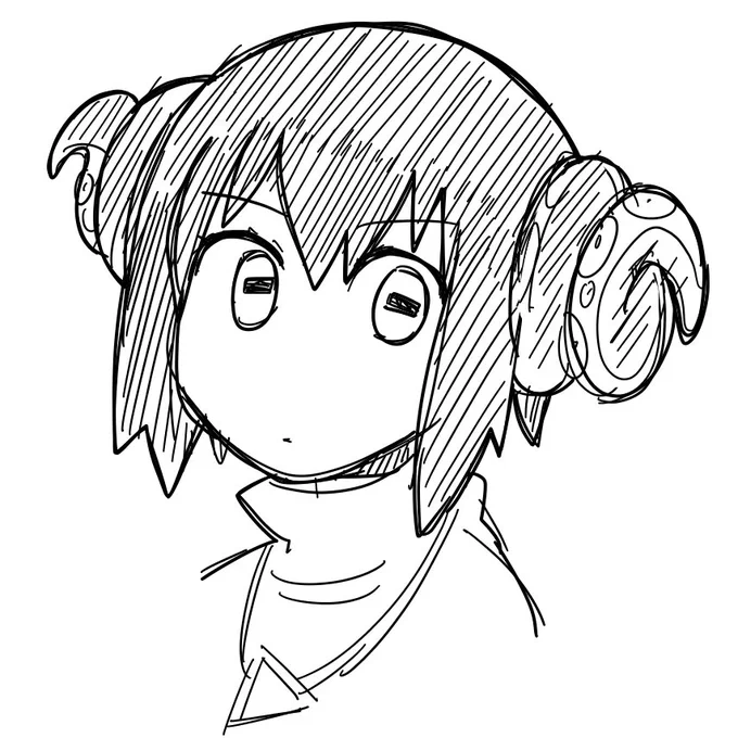 タコ型のツノがあったらかわいいねって昔描いたやつ うんこ 