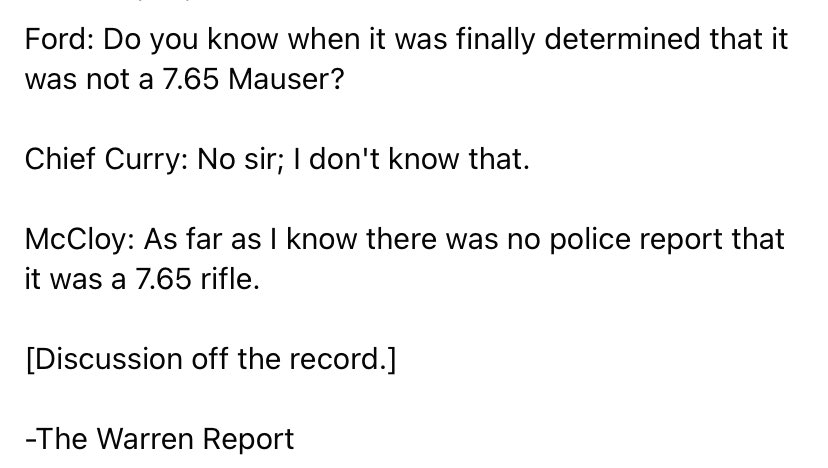 One of the little gems scattered all over the Warren Commission report #JFK #assassination