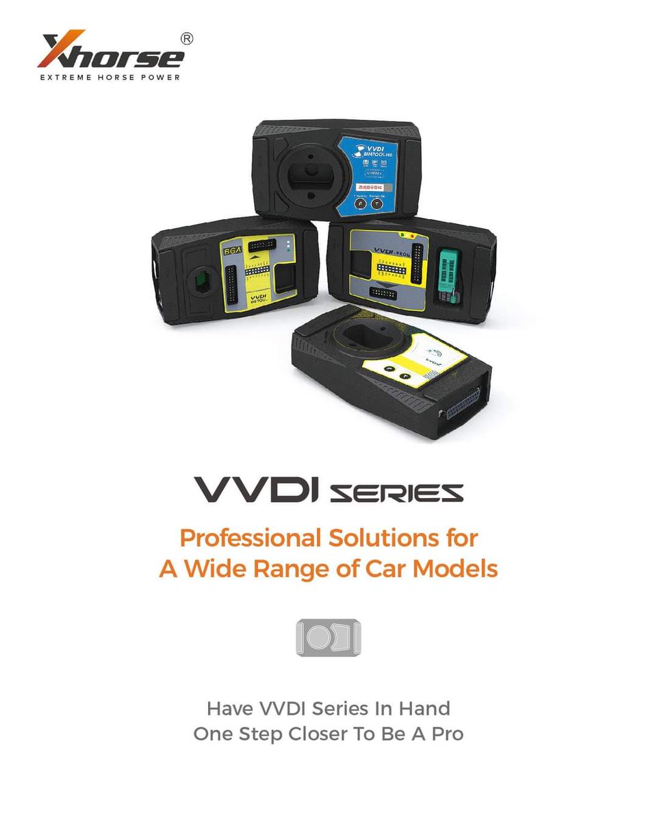 XhorseGlobal's tweet image. Xhorse VVDI Series 
Professional Solutions for a wide range of Car Models
Have VVDI Series in Hand ~ One Step Closer to be a Pro. 
#Xhorse #immoprogramming #programming #security #locksmith #Automotive #Diagnostic