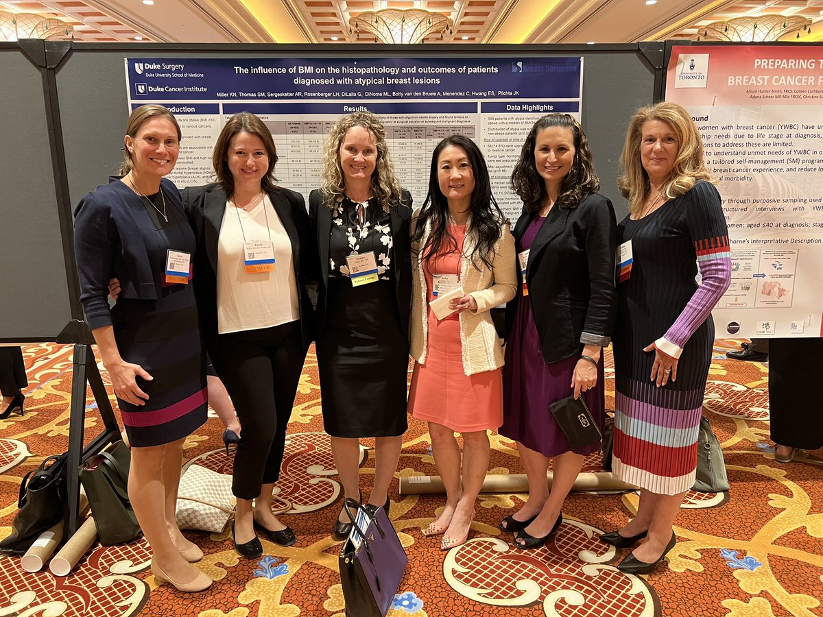 @DukeSurgery #breastsurgeons at #ASBrS22 ! Great to be together again!