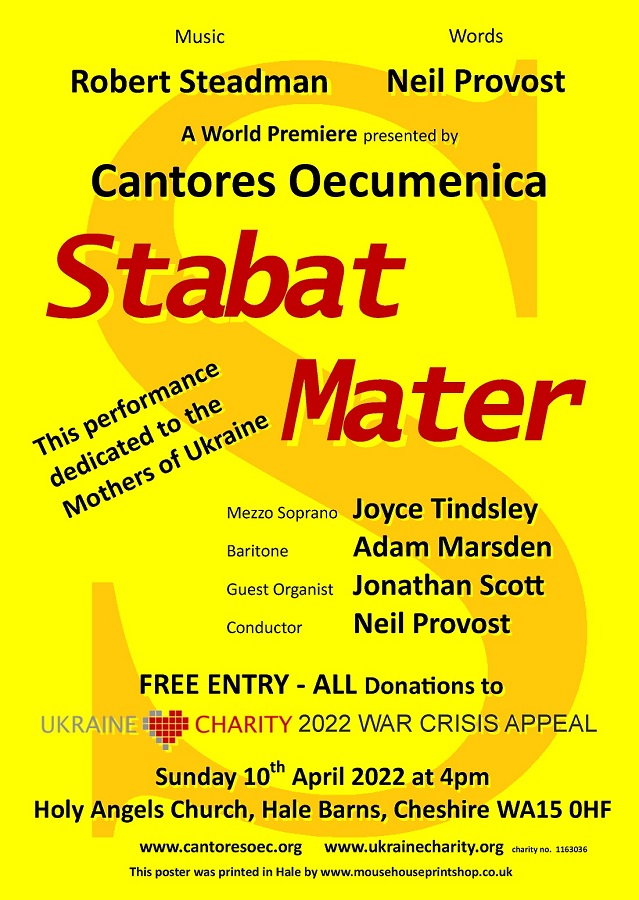 cantoresoec's tweet photo. You can donate to our charity for this year @UkraineCharity by visiting our @crowdfunder page https://t.co/GdPHoSntLn… 

Target of £2k please please DONATE NOW! or donate at the performance of #StabatMater

@joycetindsley @ScottBrosDuo @robsteadman @NeilP @GranadaReports @BBCNWT https://t.co/rjYPweyMD0
