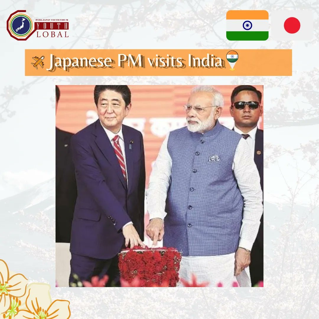 indiajapanforum's tweet photo. Greetings 
India Japan Youth Forum🇮🇳🇯🇵presents the third post of its series-" Japanese PM visits India -a retrospection"

Template- Dishaa
Content- Tanya
@JapaninIndia https://t.co/pV42wxH1xD