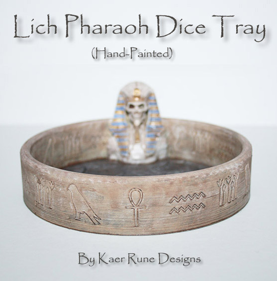 KaerRune's tweet photo. Lich Pharaoh Dice Tray For Dungeons &amp; Dragons, Zombicide or any other Tabletop Game.
Now available in our store:
https://t.co/u1oArduUav

#dicetray #dice #dungeonsanddragons #tabletopgames #undead #skulls #art #boardgames #pharaoh #lich #etsy https://t.co/gTi27ih0Gj