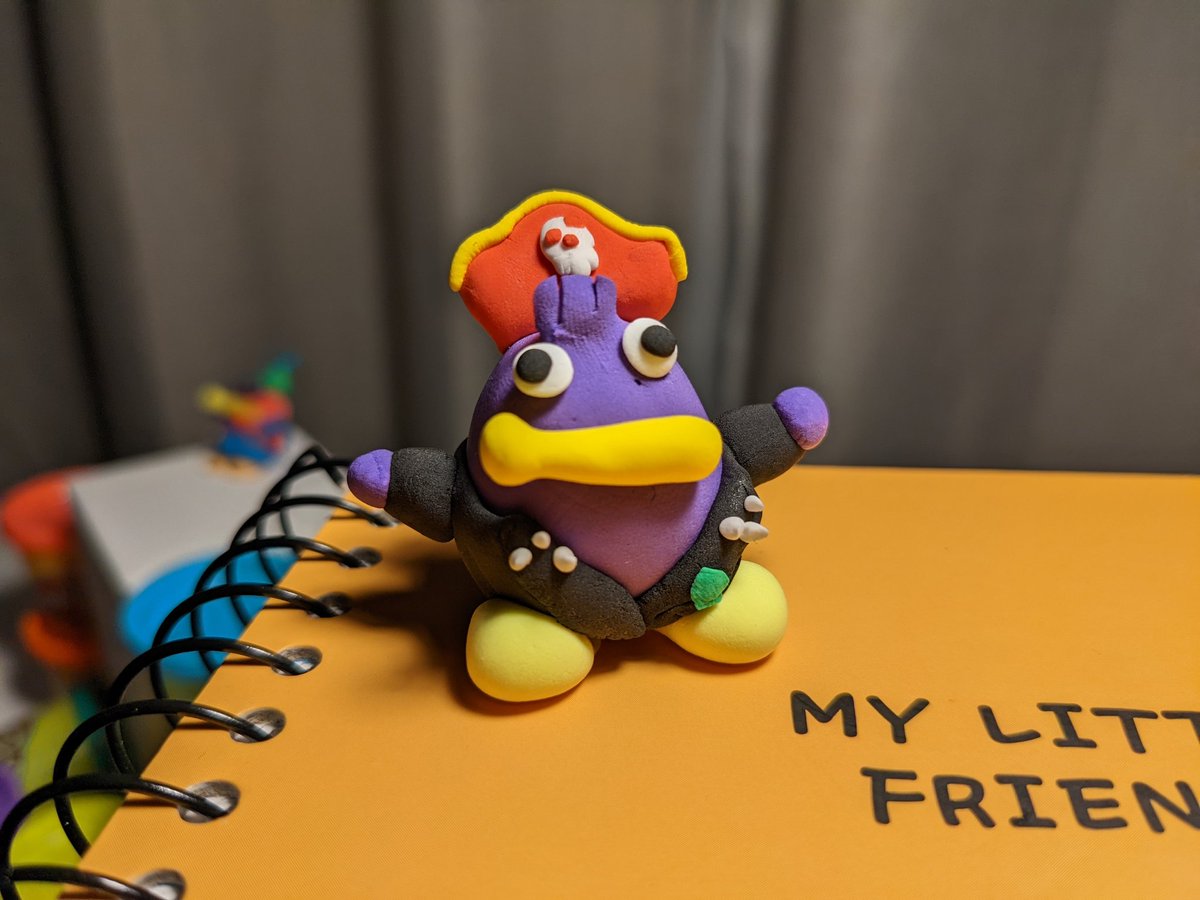 NoogaNaega's tweet photo. Meet my little friend #luckyduckynft made with #softclay. #luckyducky https://t.co/aAj8EvPnOY