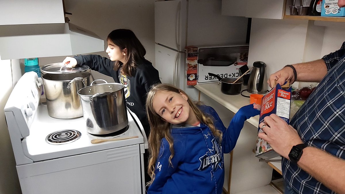 Getting ready for lunch