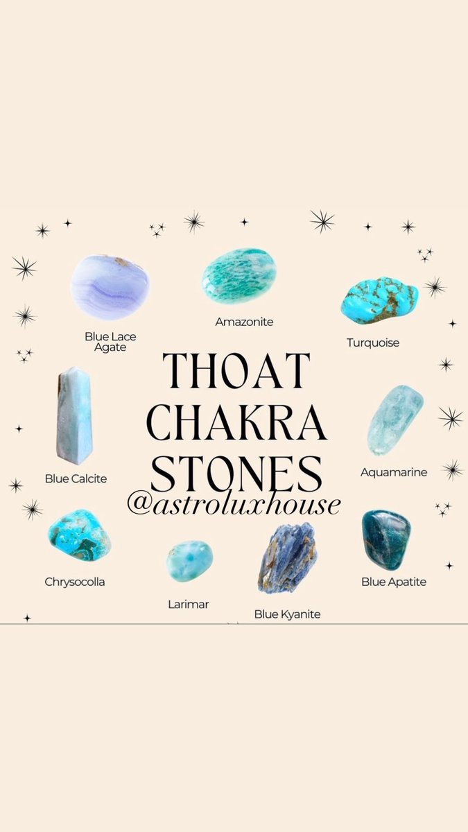 Crystals for your throat chakra