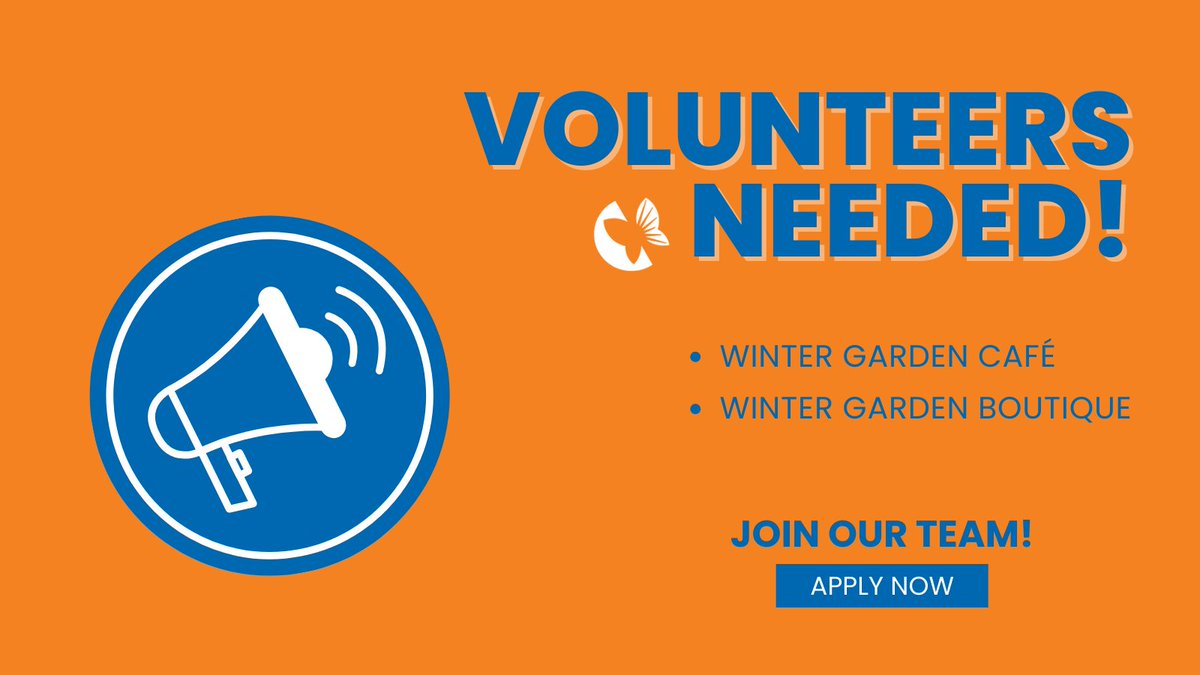 Looking for a fun opportunity to get involved and give back? ✔️

Our team of volunteers seek support for the Winter Garden Café and Boutique. Shifts are Monday to Friday from 7:30am-9:30am, 9am-12:30pm and 12:30pm-3:30pm.

Contact volunteering@theroyal.ca for more information.💛