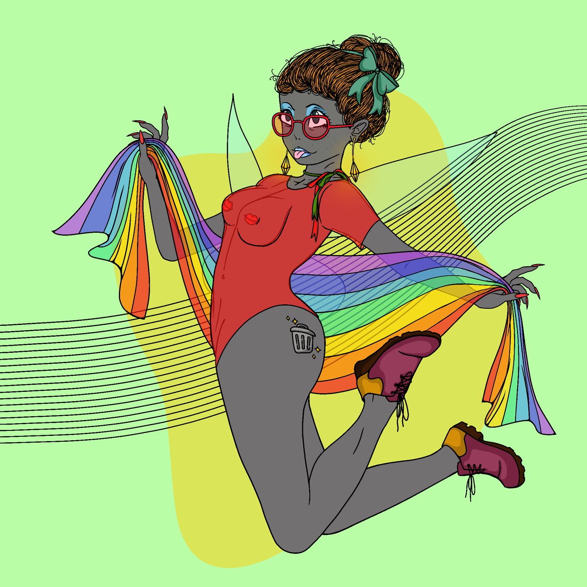 kittumsverse's tweet photo. Kittumsverse is project based on a story that tries to interpret and visually bring to life the personification of human and other-worldly-like desires 💛

#nft #kittumsverse https://t.co/4y6bNKlXhy