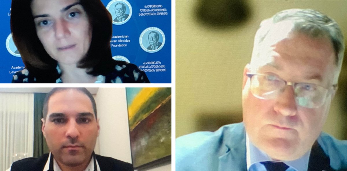 The #ICC Country Office in #Tbilisi participated at an online conference with a lecture addressing the Court’s legal process and the Situation in #Georgia. w/Levan Alexidze Foundation & @GAUniversity #knowledgeaspower