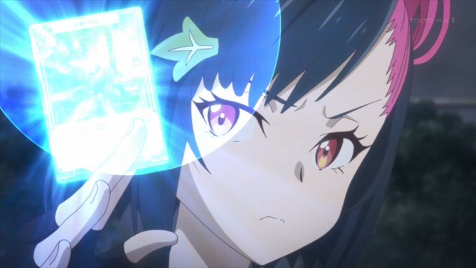 カードからなんかエナジーとか出てきたりカードで殴ったり順調にカードを使った能力バトルアニメになってきてますね
ひよりちゃんは胸無し姫和ちゃんだったのにすっかり胸有り姫和ちゃんに成長してしまいました
たまに素が出るのみると無理してイキってる感もありそうです
#ビルディバイド 