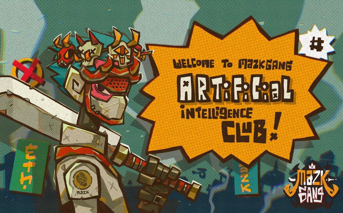 Hello 𝐌𝐀𝐙𝐊! We would like to welcome Intelligence agents. We are all cool fighters. If you're thinking about dueling, we must say that it may not be necessary. Let's be allies together! <a href="/ArtificIntelNFT/">Artificial Intelligence Club | 🧪</a>
Welcome to 𝐌𝐀𝐙𝐊 𝐆𝐀𝐍𝐆 ‼️👹👑
#Mazkgang