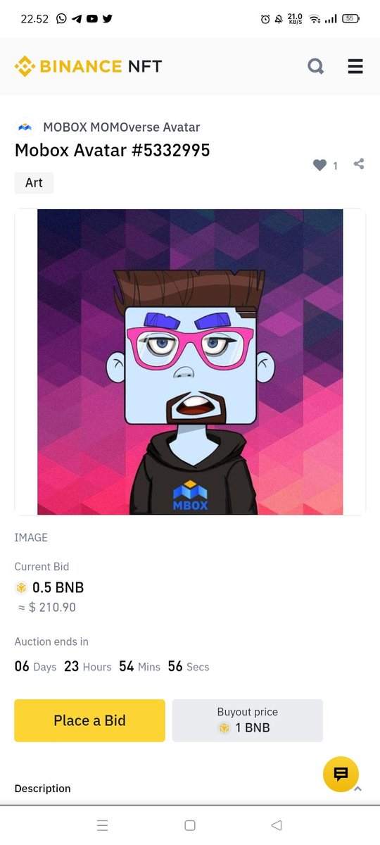 NugrahaGer's tweet photo. NFT Mobox Avatar from @MOBOX_Official 
Already listed on Binance. LFG !

https://t.co/vA4oLbsI7x

#NFT #NFTGame #NFTartists #MOBOXNFT #moboxavatar #Mobox #Binance #BSC #BinanceSmartChain #BinanceNFT
#BinanceNFTs
 https://t.co/BCgZGJAEgO

@Mobox_NFT https://t.co/0No7QM3qxo https://t.co/wAFfyLLtwS