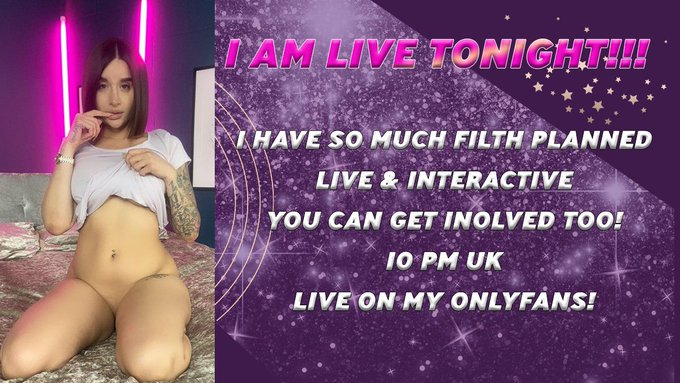 Ok it&rsquo;s decided&hellip; I&rsquo;ll be going #LIVE on my #OnlyFans #TONIGHT at 10pm 😈💦💦  get ready to get filthy 🥵🥵  https://t<a href="/tag/live"class="tags">#LIVE</a><a href="/tag/onlyfans"class="tags">#OnlyFans</a><a href="/tag/tonight"class="tags"><span>#tonight</span></a>