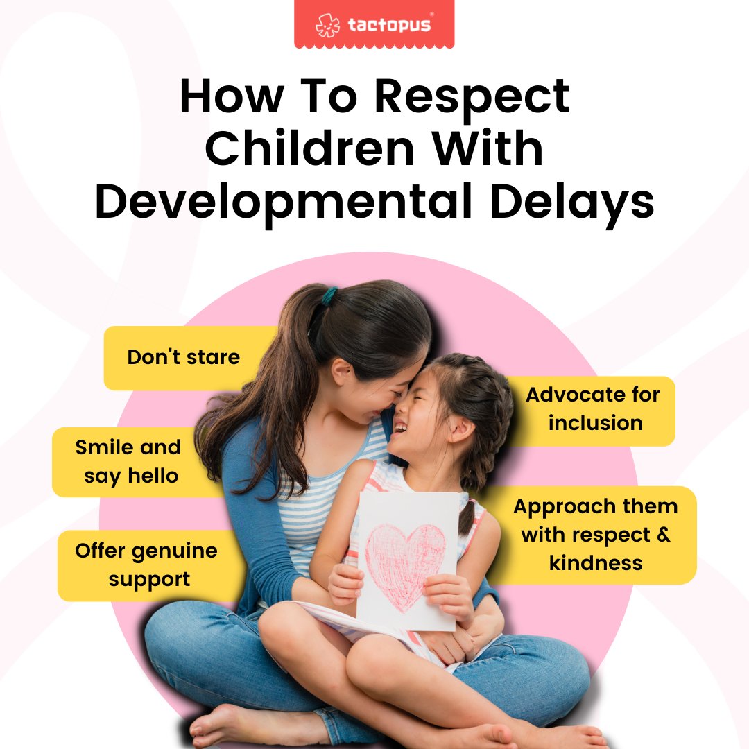 There is a general lack of awareness and probably even etiquette about how one should react and respond to a child’s disability. 
To learn more about it head over to our blog.  tactopus.com/blog/how-to-re…

#family #toddlerlife #bekind #kindness #kindnessmatters #alwaysbekind