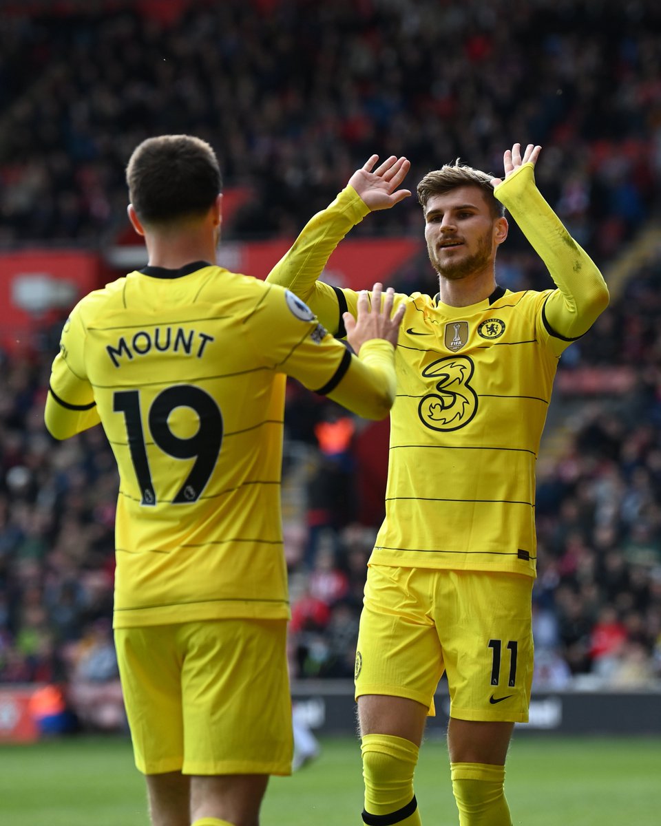 ChelseaFC's tweet photo. Two goals each today! 😎 https://t.co/KVeCRHGDkr