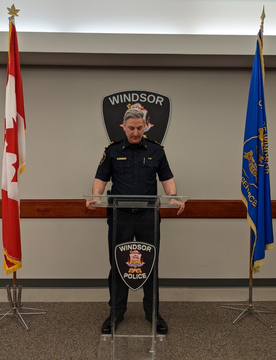 A/Chief Jason Bellaire spoke at the press conference today in relation to a shooting investigation. "There is no place for gun violence in our community...and <a href="/WindsorPolice/">Windsor Police</a> will continue to invest in anti-firearms violence and crime suppression strategies." 22-28835