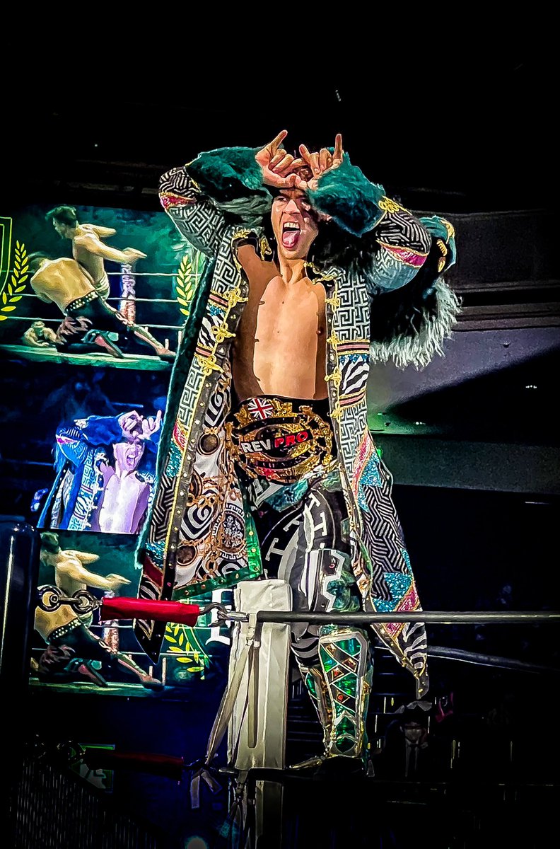 ESP32_JPN's tweet photo. @WillOspreay #njpw https://t.co/4GK55otkSd