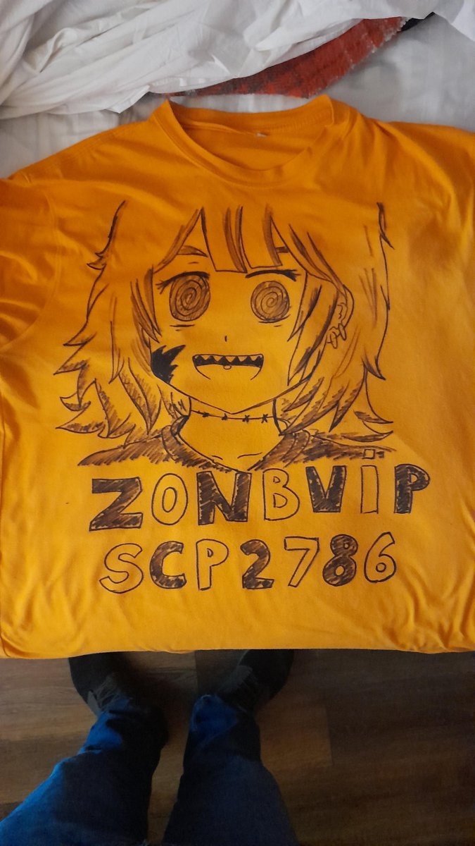 scp2786's tweet photo. @ZonBko #ゾンB子見つけたよ I made my own zonbvip shirt ww https://t.co/ae76gyiw89