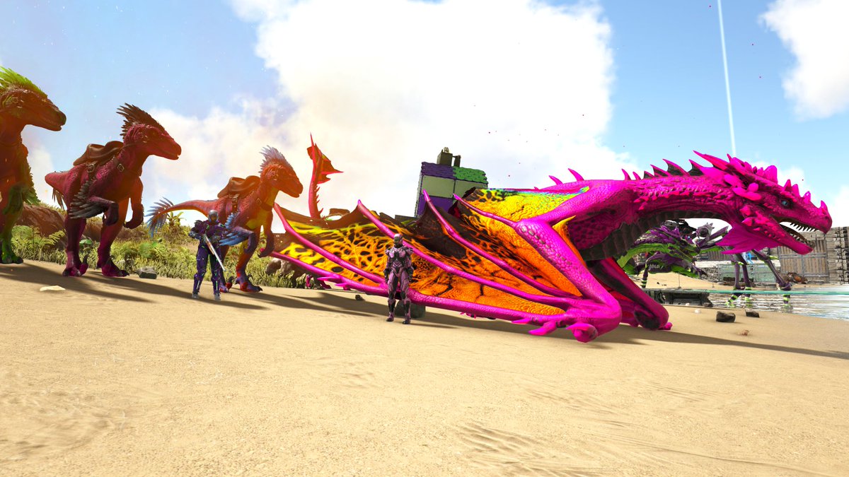 _CVArk's tweet photo. A few of the many dinos the Freelancers tribe purchased recently! OP! Neko and Lady Vivienne in the pic! ๐ฅ
Join our discord and come play Ark: Survival Evolved with us! Link in bio or DM for an invite!
#cvark #survivetheark #arkcommunity #pve #gaming #games #xbox #ark #nitrado https://t.co/3JqOf5IgMR