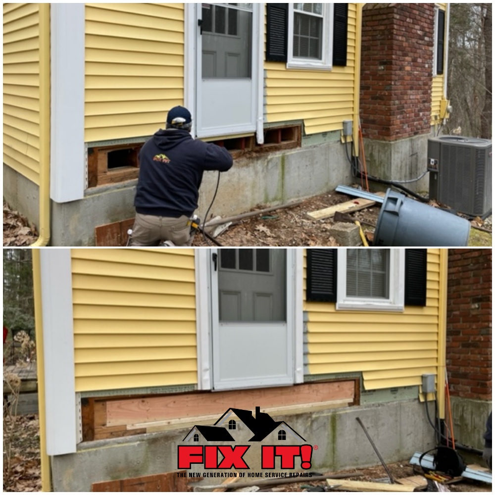 fix_fixit's tweet photo. Got rot? Yes, we can Fix It!
Request handyman service online @ https://t.co/YB9xTcpKCY
#rottenwoodrepair #rottenwoodproject #rottenwood #rot #rotwood #rothouse #houserepair #houserepairs #spring #springrepair #curbappeal #homeexterior #homerepairs #handyman #handymanservices https://t.co/OVn3Esk1ld