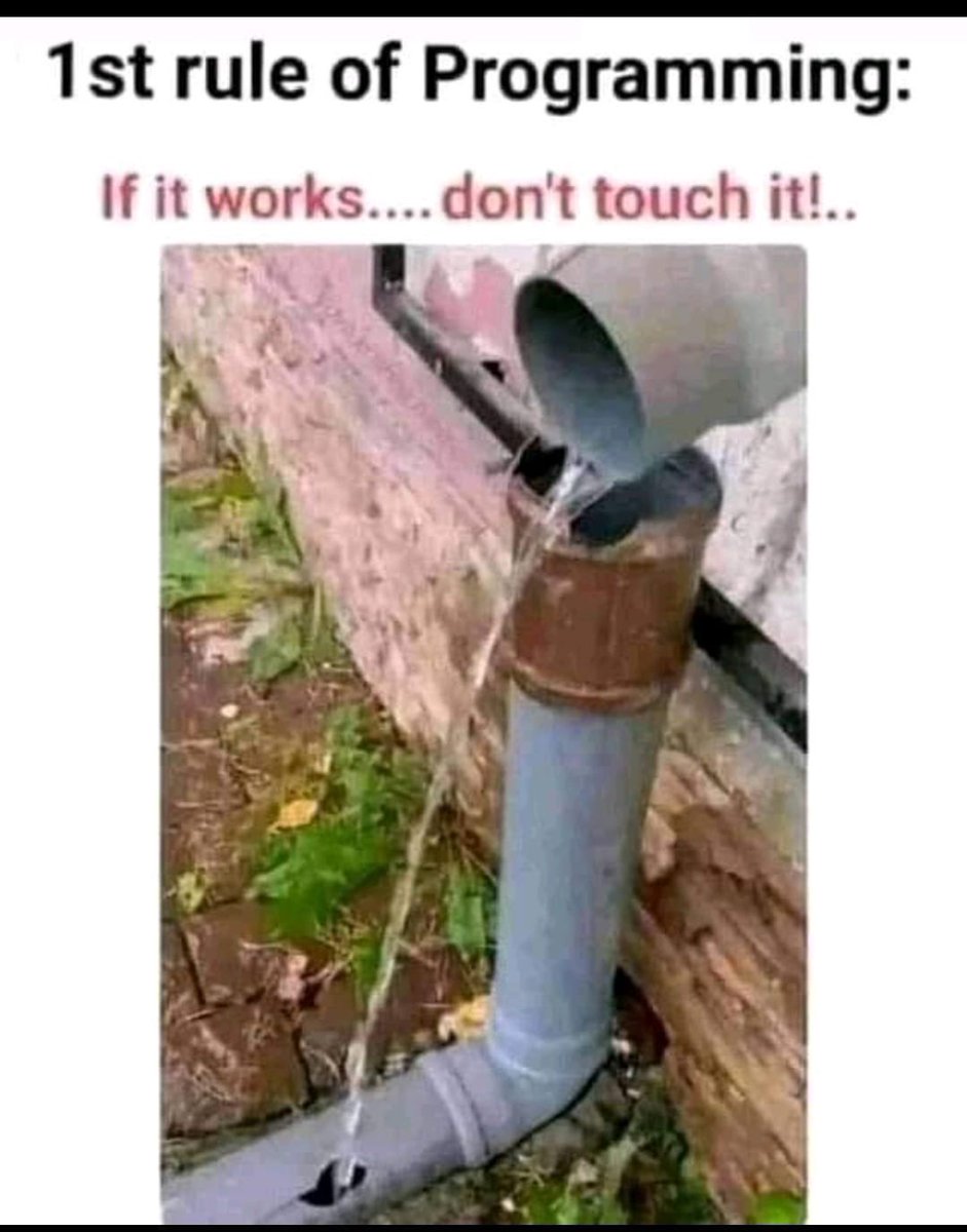 Si funciona, no lo toques…