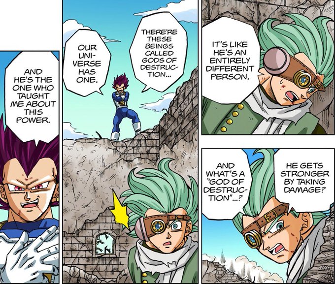Granolah Learns About The God Of Des.. Dragon Ball Manga Panels さんの