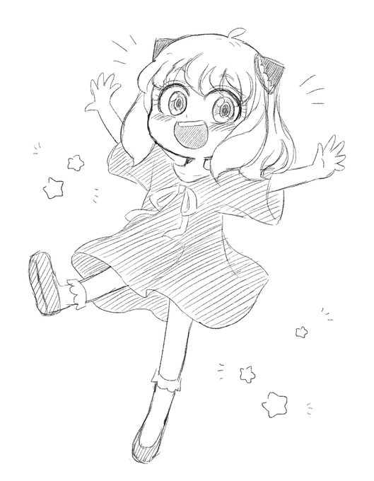 アーニャがとても可愛いので気の赴くまま落書き 
