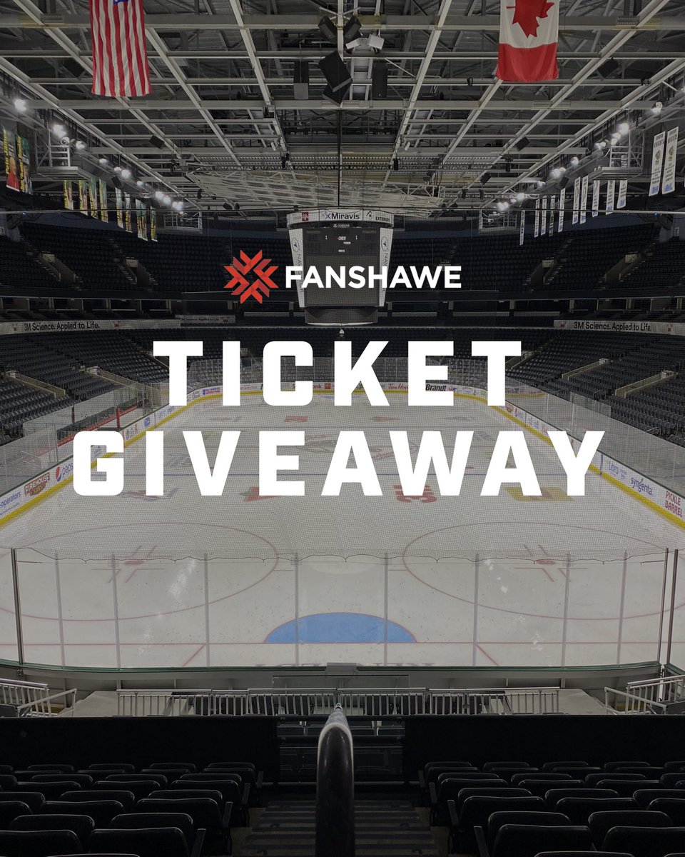 We’ve teamed up with <a href="/FanshaweCollege/">fanshawecollege</a> to give 80 tickets to Fanshawe Alumni (4 per person) for tomorrow’s game! 

Tag 2 people to enter!