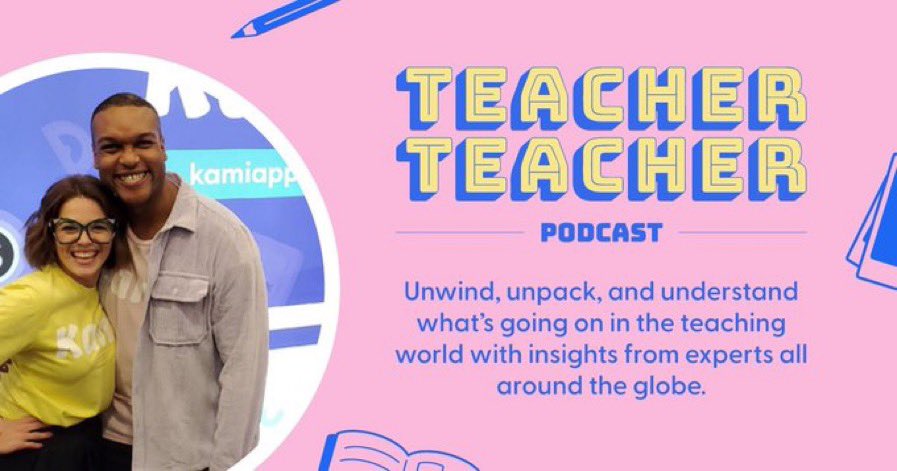 Nicole Rennie 🇿🇦 Head of Biz Dev EMEA (@nicolerennieza) on Twitter photo 🎧 Want a great podcast? TEACHER TEACHER, hosted by the funtastic duo: <a href="/MrSteinOnline/">Marcus Stein, M.Ed.</a> and @chelsandglasses from @Kamiapp 🤗🤗 New episode with <a href="/educatoralex/">Dr. Desiree Alexander of Educator Alexander</a> coming soon! #teacherteacher #podcast #education #teacher open.spotify.com/show/7ixyqIhkV… 🎧 Want a great podcast? TEACHER TEACHER, hosted by the funtastic duo: <a href="/MrSteinOnline/">Marcus Stein, M.Ed.</a> and @chelsandglasses from @Kamiapp 🤗🤗 New episode with <a href="/educatoralex/">Dr. Desiree Alexander of Educator Alexander</a> coming soon! #teacherteacher #podcast #education #teacher open.spotify.com/show/7ixyqIhkV…