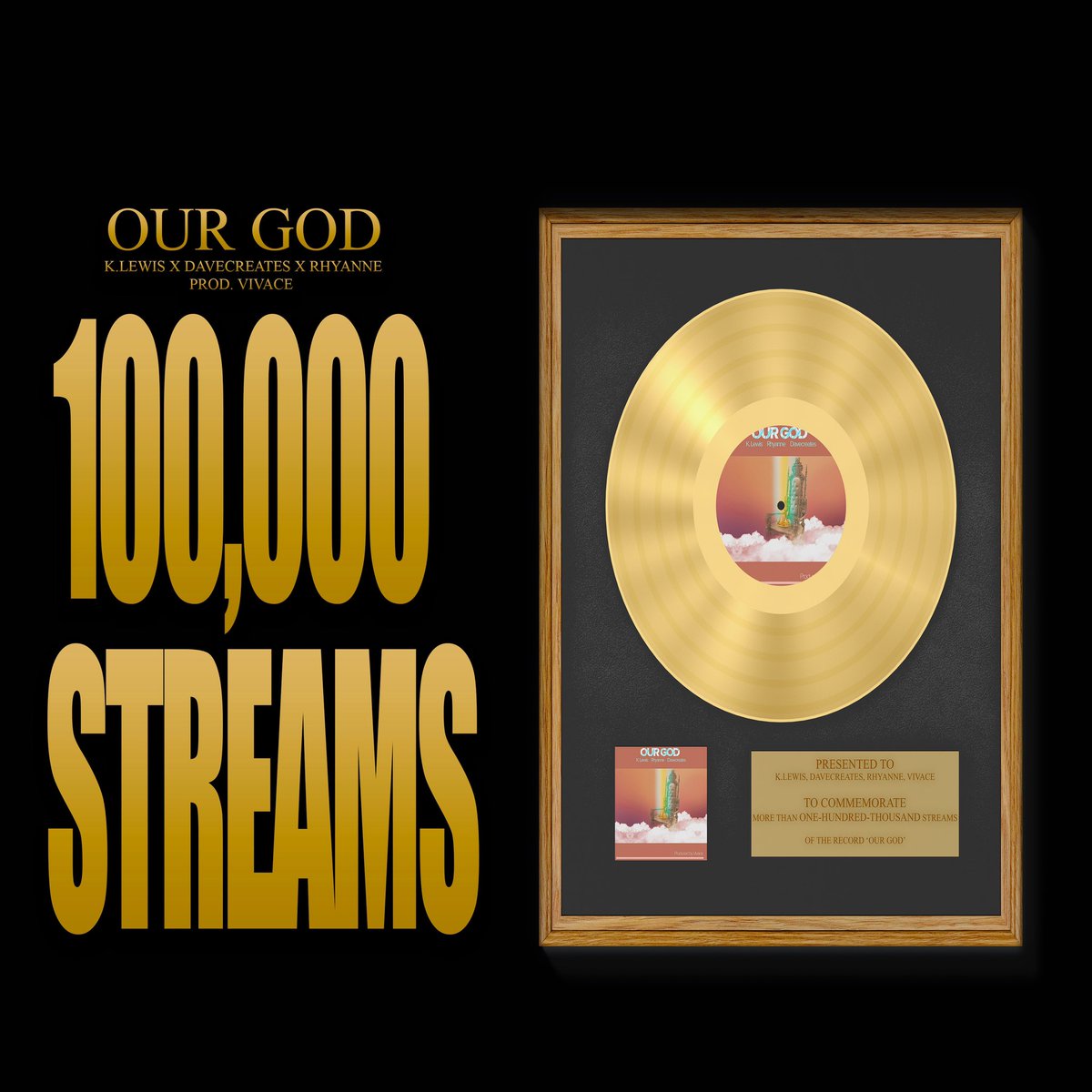 My first 100K. Talk to me nice 🫡

<a href="/iamdavecreates/">davecreates</a> <a href="/vivaceldn/">vivace.</a> @RhyanneWoodbine 

We made a banger ❤️