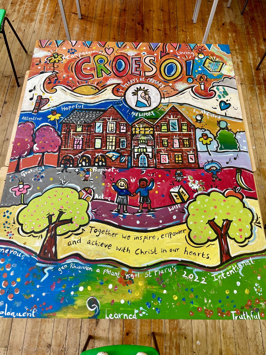 rhiannon_art's tweet photo. What a fantastic few months painting multiple murals with talented children 🎨

I have no availability until next year so please get in touch at the end of this year and I can send you details for 2023 😄

Braint yw cael gweithio gyda athrawon a phlant talentog Cymru. Diolch 🌟 https://t.co/mWOgIj1KQm