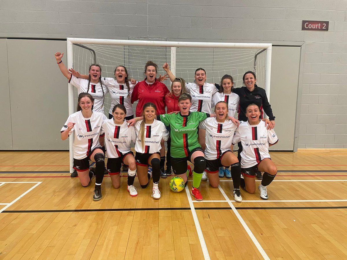 hartpuryfootbal's tweet photo. And that’s a wrap … a HUGE congratulations to @lu_dms and the Senior Women’s Futsal Squad who are promoted to the @BUCSsport Premier League for the first time ever 🤩 

#ProudToBelong https://t.co/gsRR5dPAUh