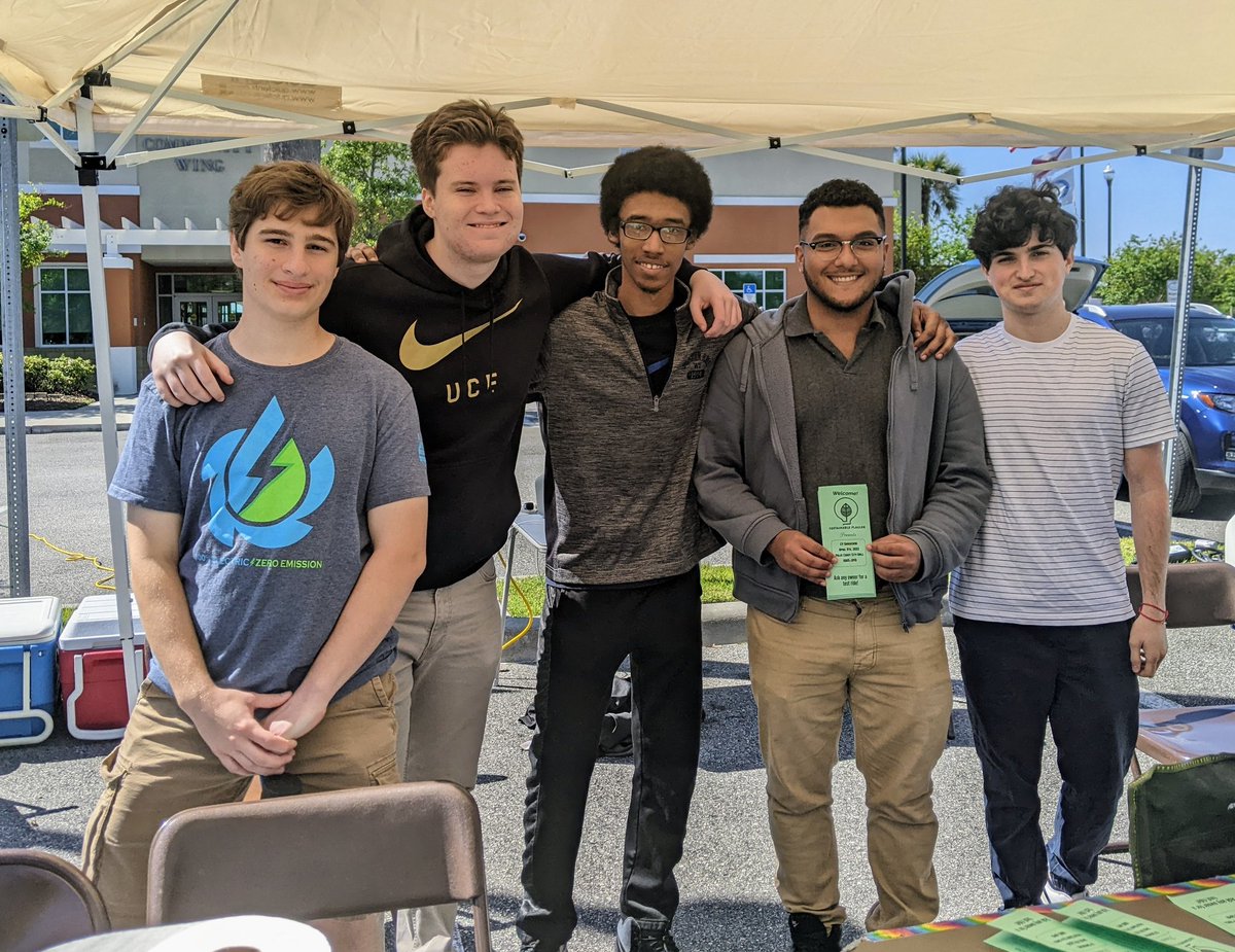 Some outstanding <a href="/iborganization/">International Baccalaureate</a> and <a href="/FPCHS/">Flagler Palm Coast High School</a> scholars promoting sustainability through electric vehicles with the <a href="/SustainableFL1/">Sustainable Flagler</a> organization.