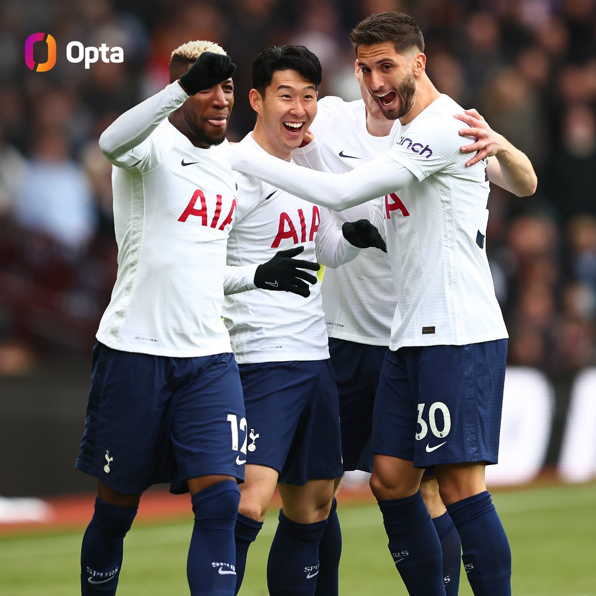 OptaJoe's tweet photo. 34 - Son Heung-min has scored 34 goals with his left foot in the Premier League; the only right-footed player with more left-footed goals in the competition is teammate Harry Kane (39). Ambipedal. https://t.co/rUW2m9ssgV