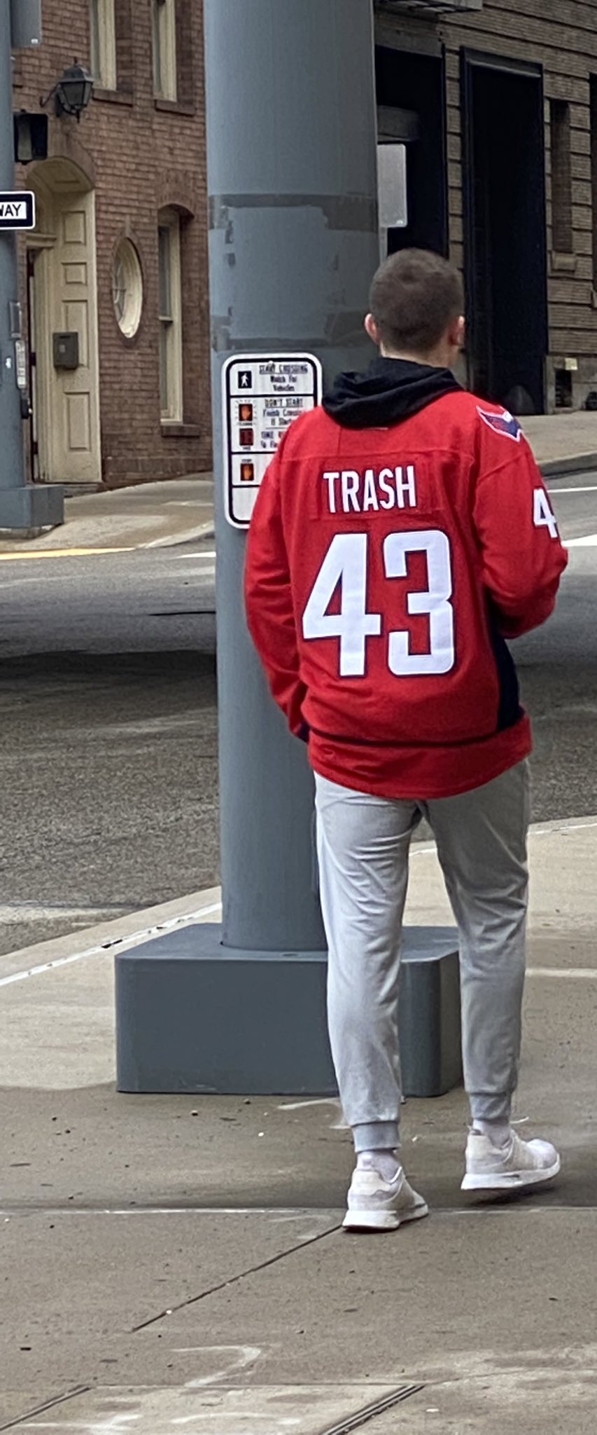 Tom Wilson Washington Capitals Home Premier Red Hockey Jersey