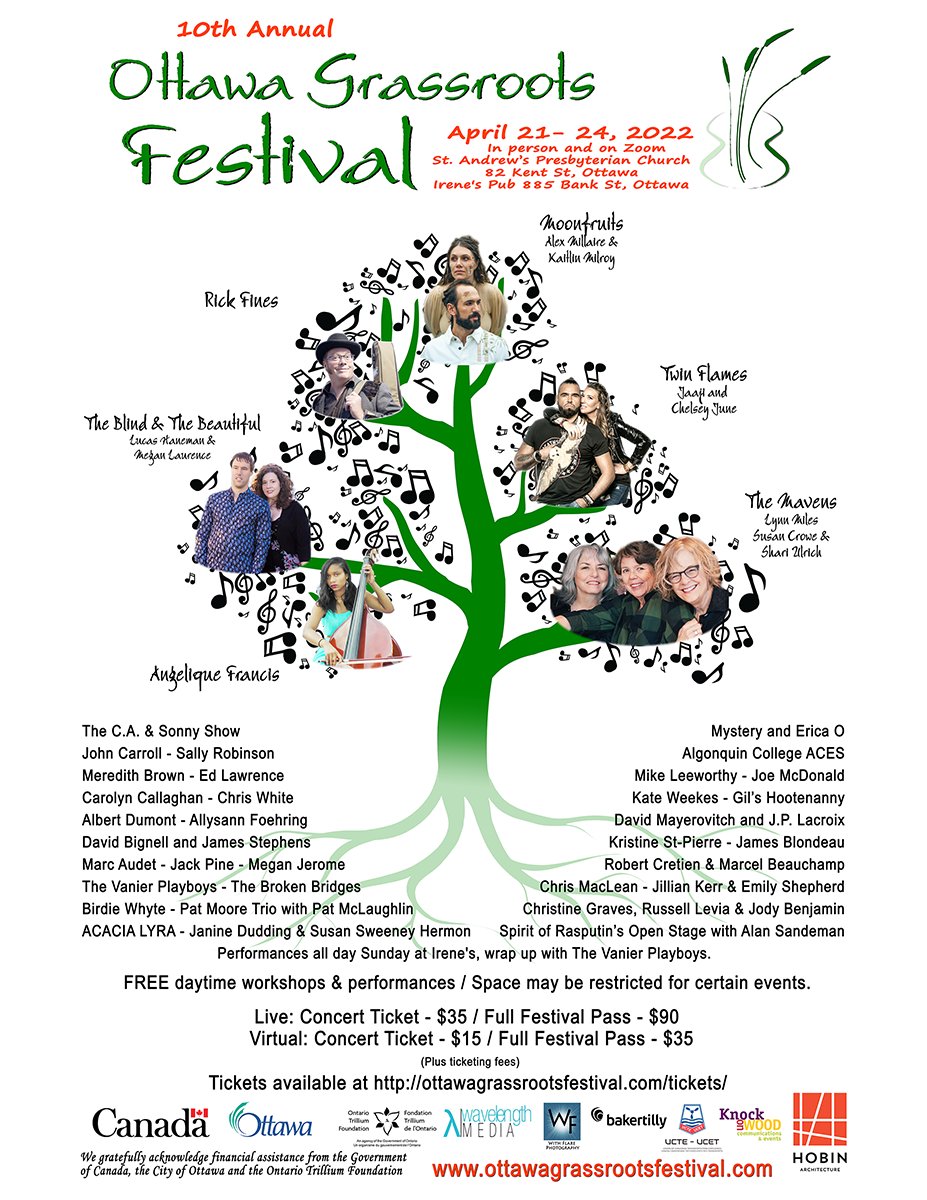 WithFlarePhotog's tweet photo. Ottawa Grassroots Festival is coming! https://t.co/RSgraPM4UT