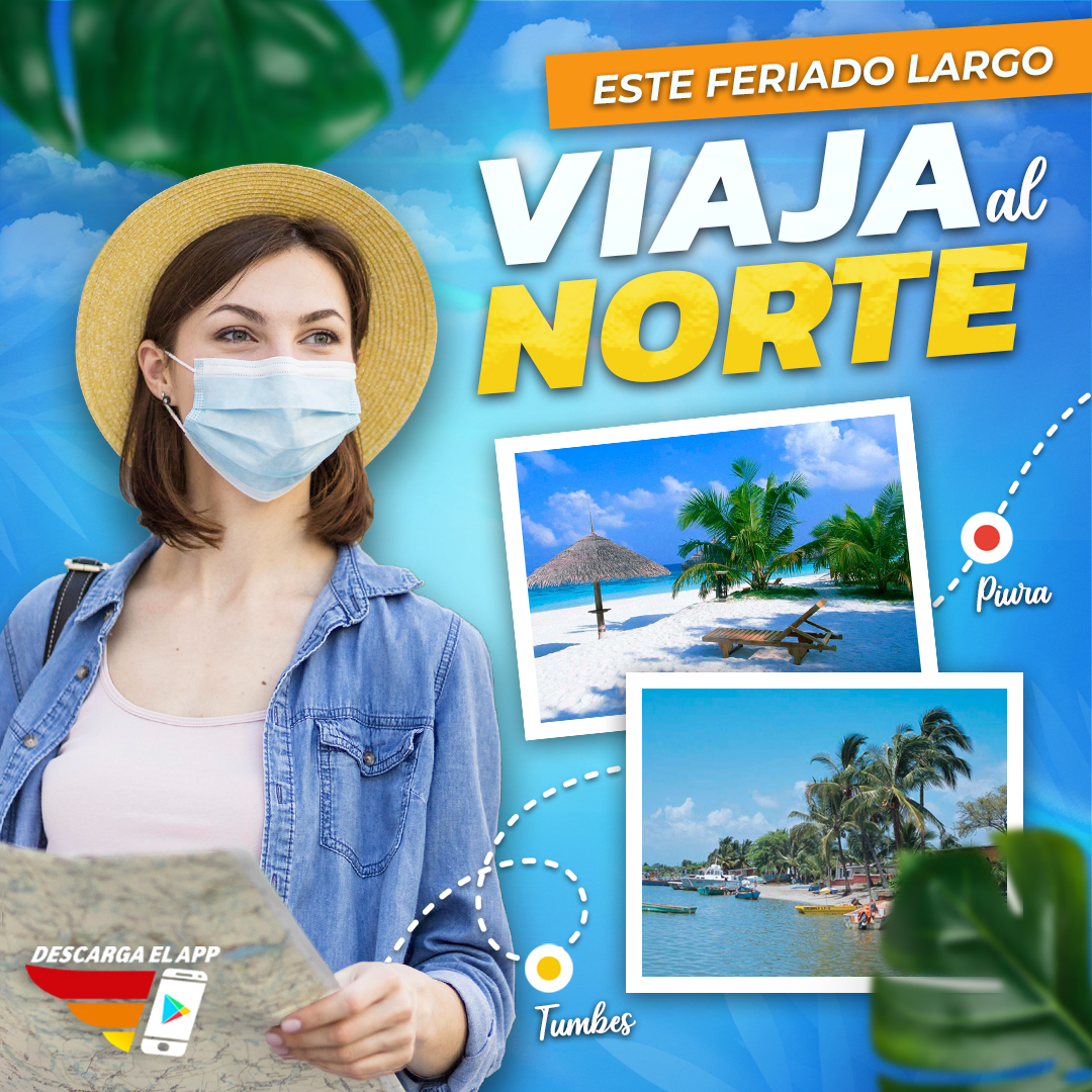 ¡No te quedes sin viajar! ⛱️
Descarga la app y compra tus pasajes antes que se agoten.😵Visita Piura o Tumbes y disfruta de sus deliciosos potajes y playas.

COMPRA TUS PASAJES AQUÍ 
✅ App Emtrafesa: goo.su/QGOiOtq
✅ emtrafesa.com
✅ Oficinas a nivel nacional