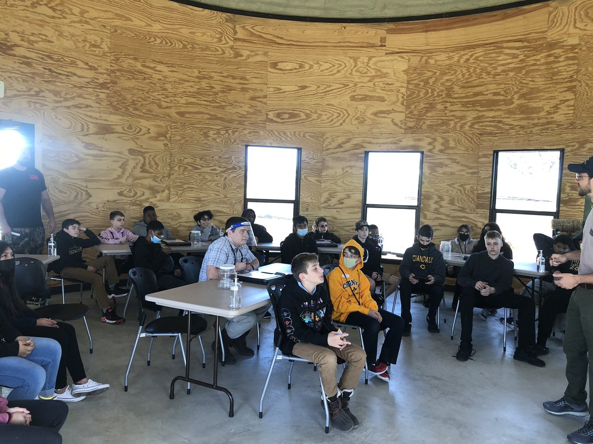 Science class at the Wetlands for CMS 7th grade! <a href="/wetlandcenter/">John Bunker Sands Wetland Center</a> <a href="/crandallmiddle/">Crandall Middle</a>