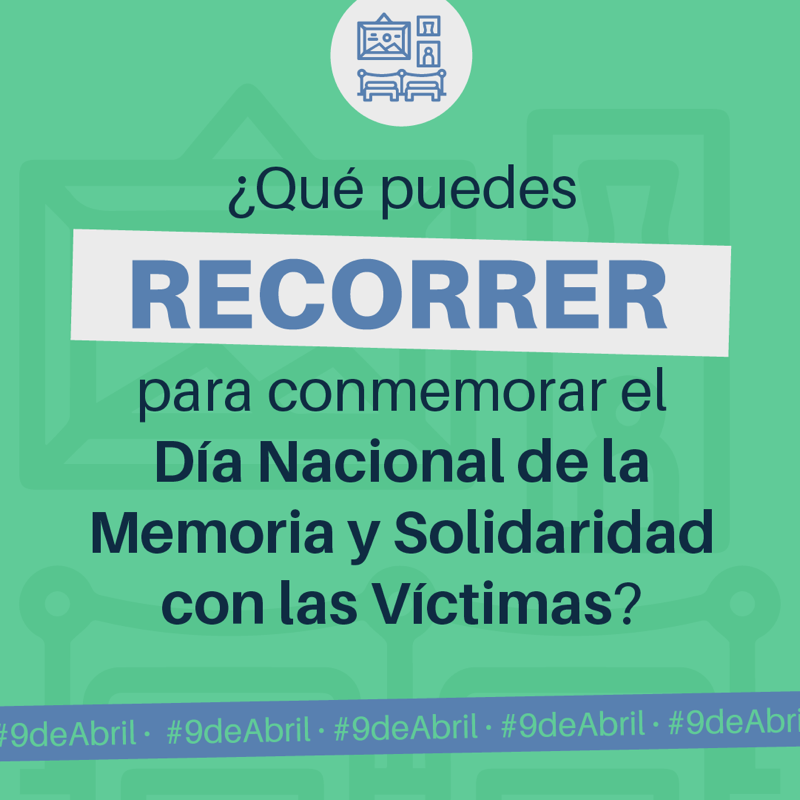 FCompaz's tweet photo. En el #9deAbril Día Nacional de la Memoria y Solidaridad con las Víctimas, te invitamos a recorrer la exposición virtual "Geografías de la Verdad" del artista Sergio Gómez, que permite a los espectadores seguir las huellas del conflicto en los territorios y las comunidades 💙